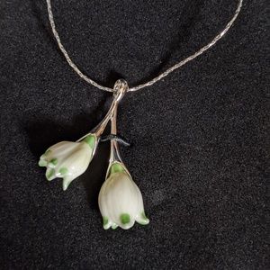 Franz Collection Summer Snowflake Flower Necklace